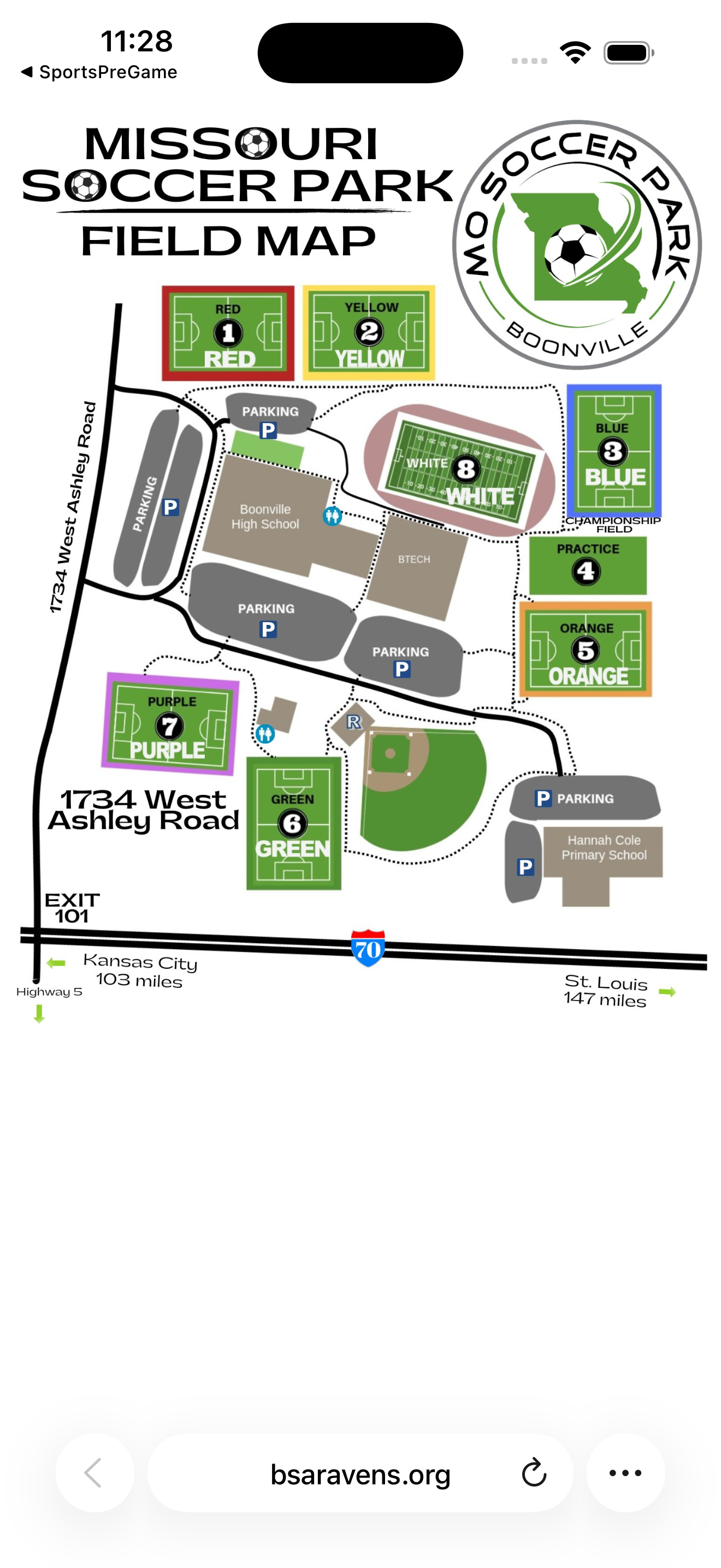 Field Map Screenshot